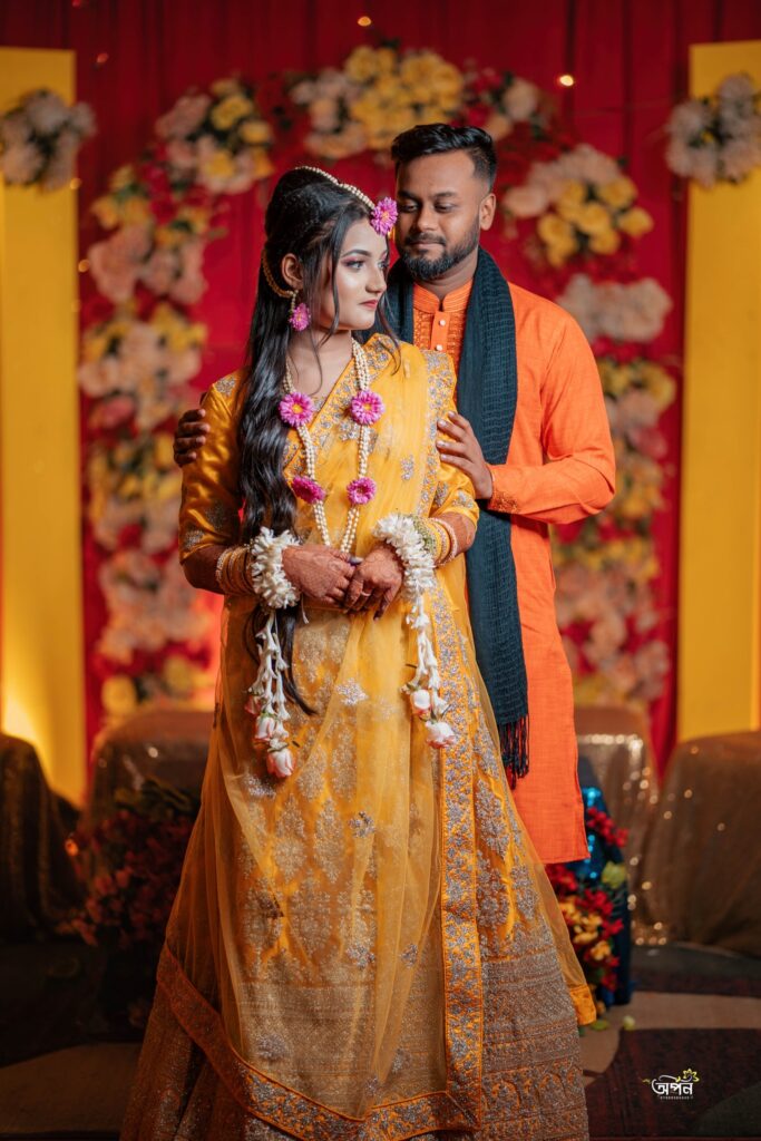 Best holud photography in Bangladesh by arpon photography.